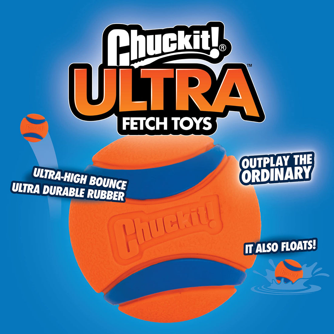 Floating Rubber Dog Ball