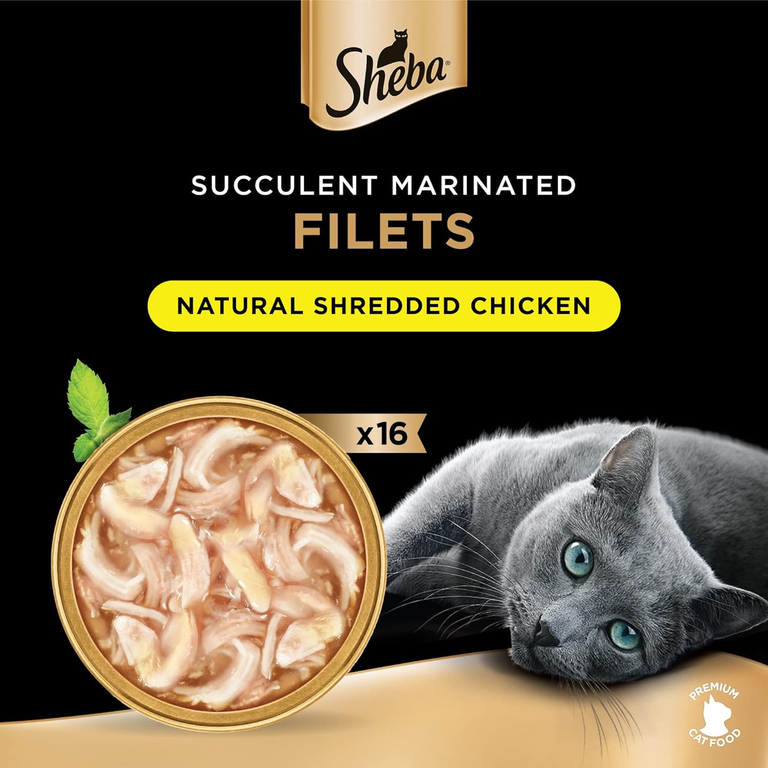 Sheba Cat Food Chicken with Shrimp